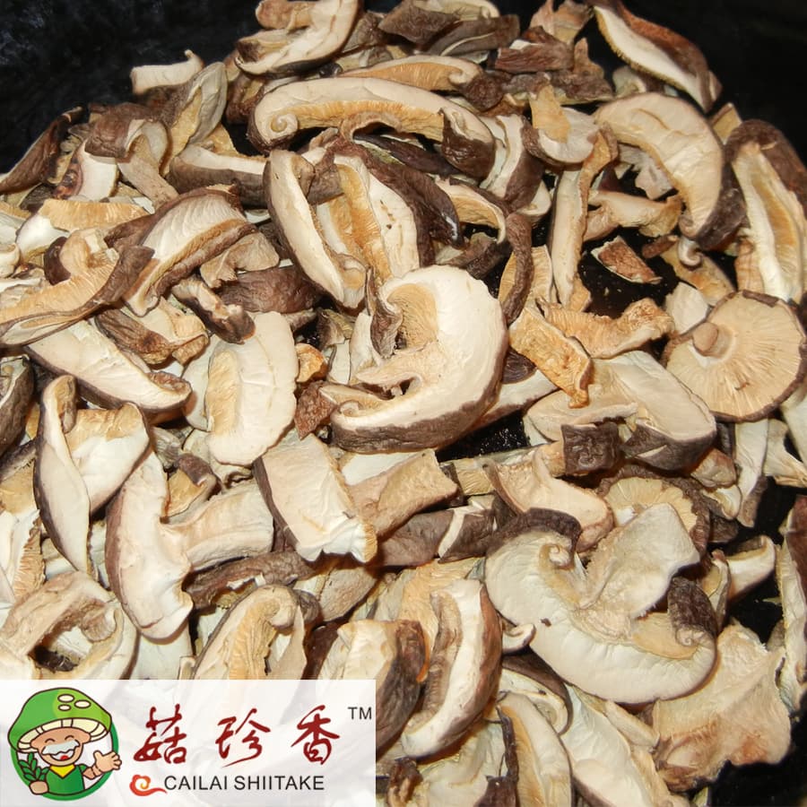 Premium dried shiitake mushroom slice_strip
